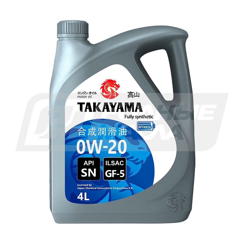 TAKAYAMA 0W20 GF-5 SN, 4л 605554